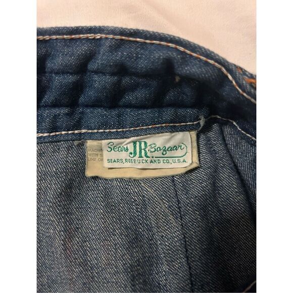 Vintage Sears JR Bazaar Crop Trouser Jeans Size 15 (see measurements) - Picture 8 of 9